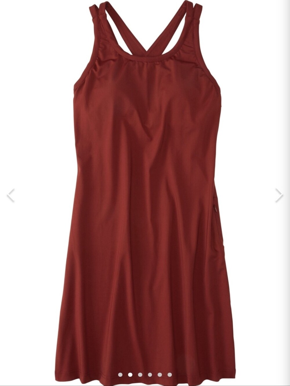 Title Nine Women's CIRQUE DE LA VIE DRESS In Brick Red